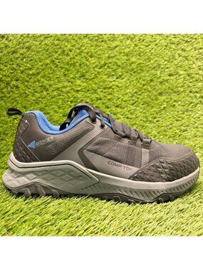 Avenger Aero Trail Mens Size 7 Black Gray Blue Composite Toe Safety Work Shoes